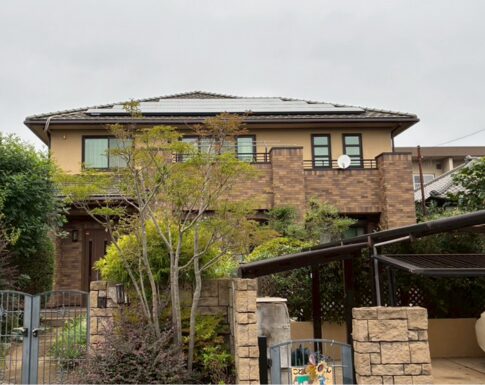 千葉市中央区の外壁塗装の完工後の写真