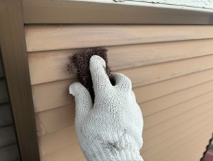 千葉市中央区の外壁塗装の付帯部塗装の写真