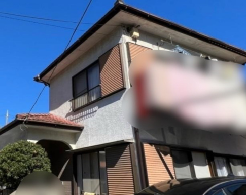 千葉市中央区の外壁塗装の完工前の写真