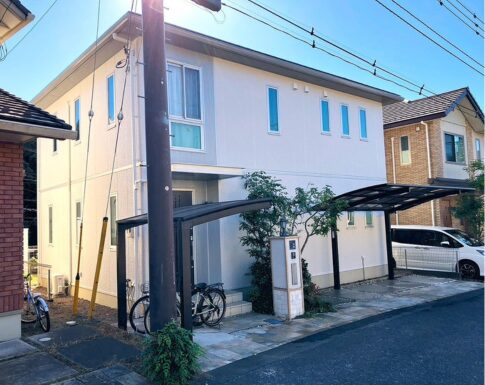 千葉市緑区の外壁塗装工事の完工前の写真