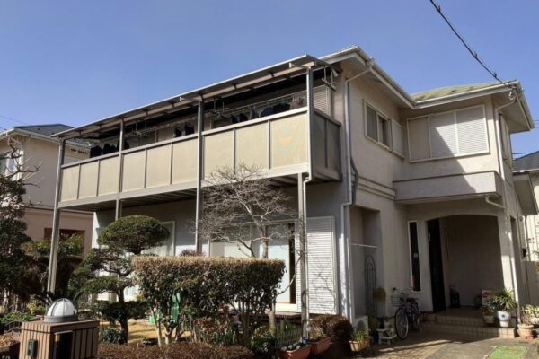 千葉県四街道市の外壁塗装前の写真