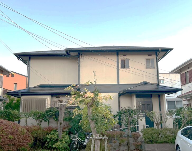 千葉市緑区の外壁塗装工事の完工後の写真