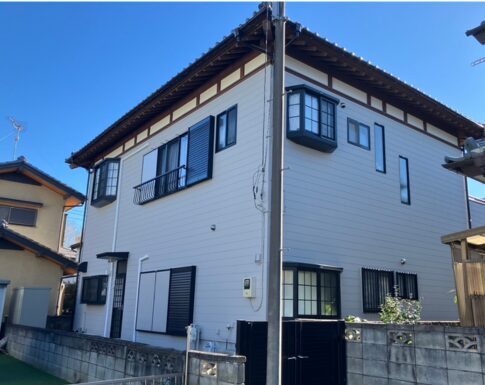 千葉市中央区の外壁塗装施工後の写真