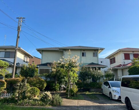 千葉市緑区の外壁塗装工事の完工前の写真