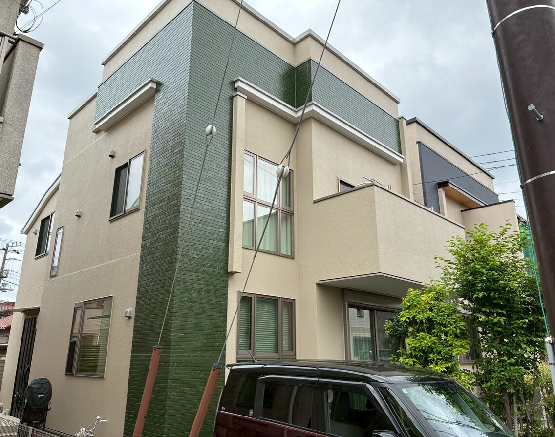 千葉市花見川区の外壁塗装前の写真