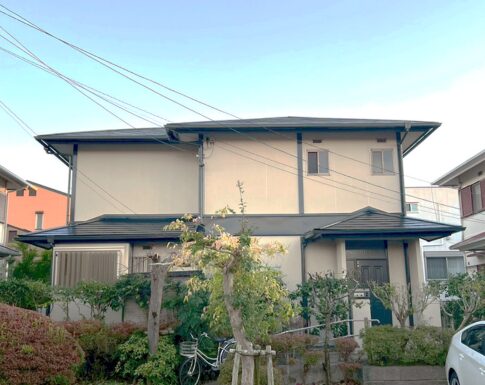 千葉市緑区の外壁塗装工事の完工後の写真