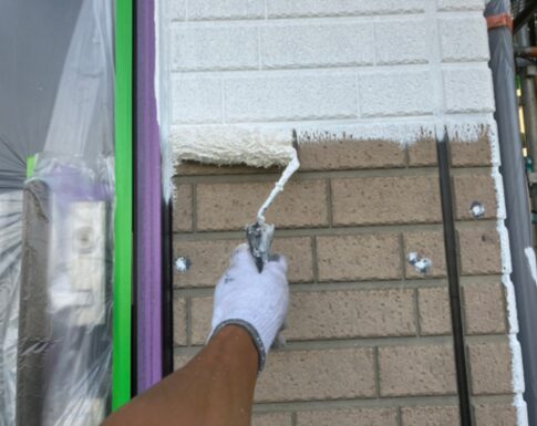 千葉市花見川区の外壁塗装工事の写真