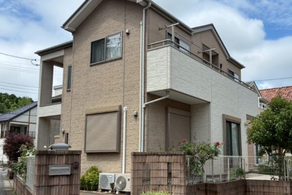 四街道市の外壁塗装施工前の写真