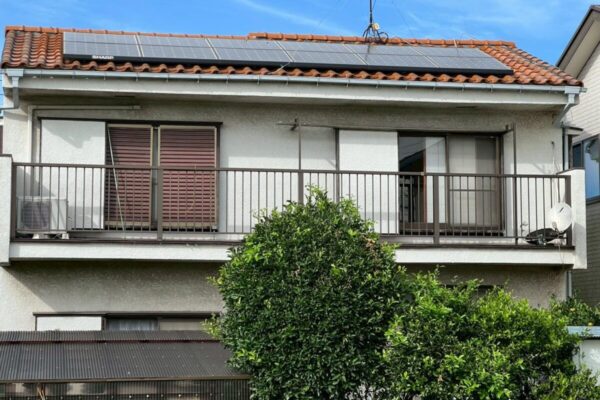 四街道市の外壁塗装施工前の写真