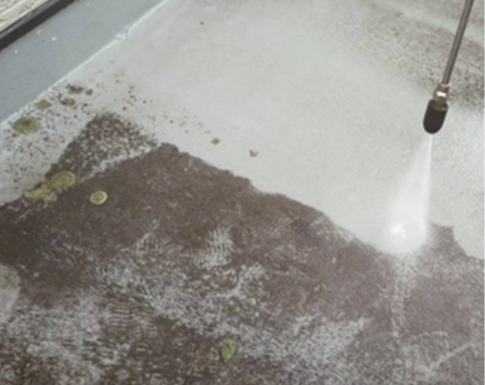 千葉市中央区の外壁塗装の高圧洗浄の写真