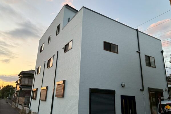 千葉市中央区の外壁塗装完工後の写真